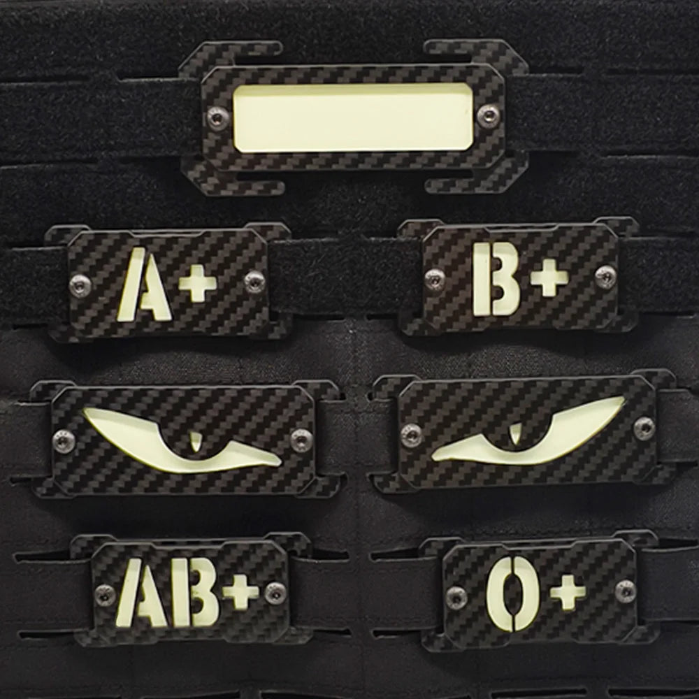 Tactical Light Marker Glow In Dark Patch Molle Luminous Marker Safety Signal Luminous Panel For Backpack Vest Plate Carrier