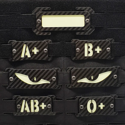 Tactical Light Marker Glow In Dark Patch Molle Luminous Marker Safety Signal Luminous Panel For Backpack Vest Plate Carrier