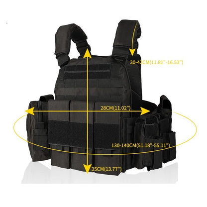 YAKEDA Tactical MC Camo Vest Outdoor Hunting Plate Carrier Protective Molle Waistcoat Adjustable Men Women Airsoft Equipment