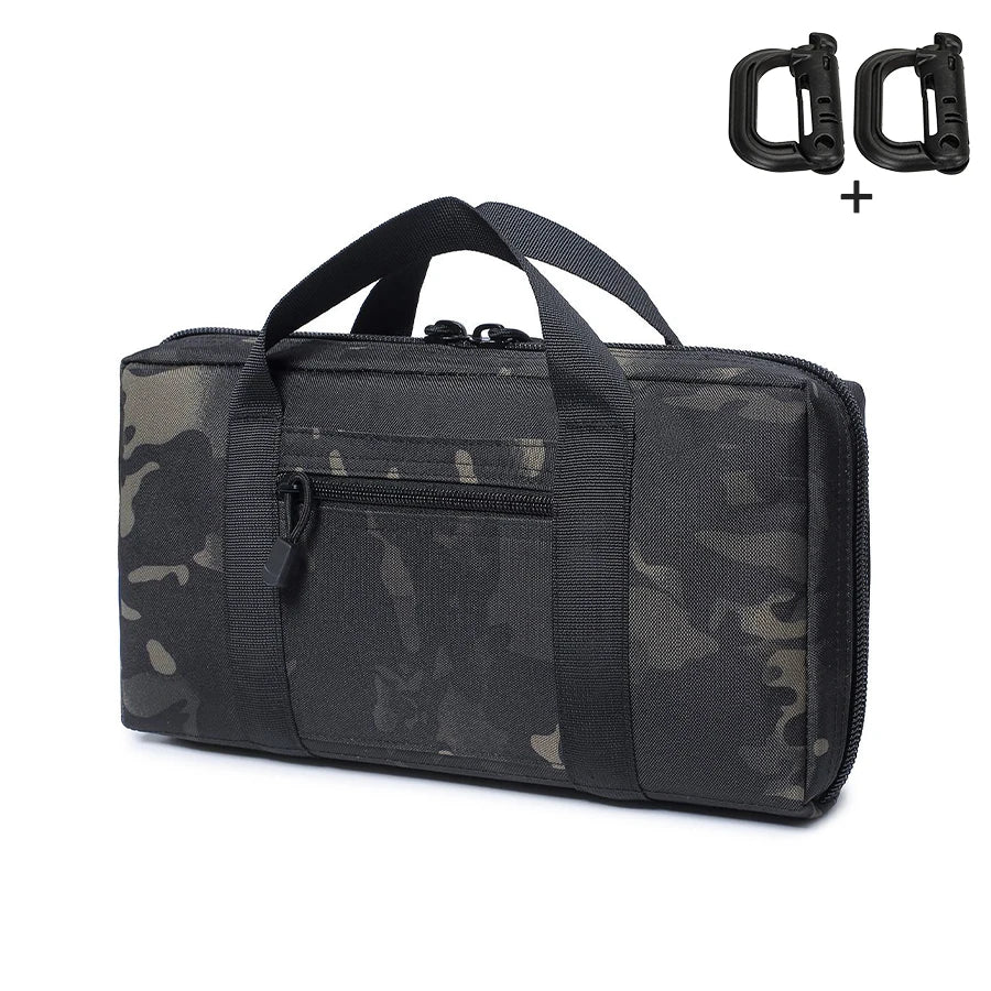 Outdoor multi-purpose handbag, casual storage bag, main bag, double zipper, portable handle design