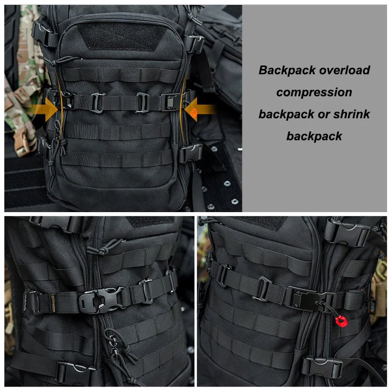 MOLLE Straps With Buckle Clips Compression Straps for Tactical Gear Backpack Accessory Strap Luggage Straps Tools