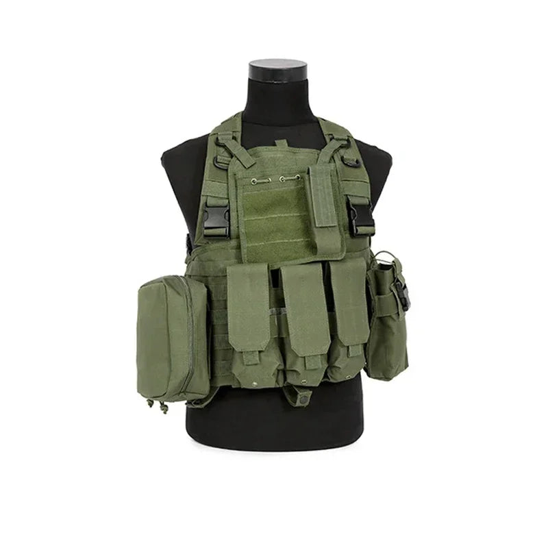 Tactical Vest CS Game Airsoft Assault Molle Vest Equipment Outdoor Clothing Hunting Camouflage Vest Combat Security Waistcoat