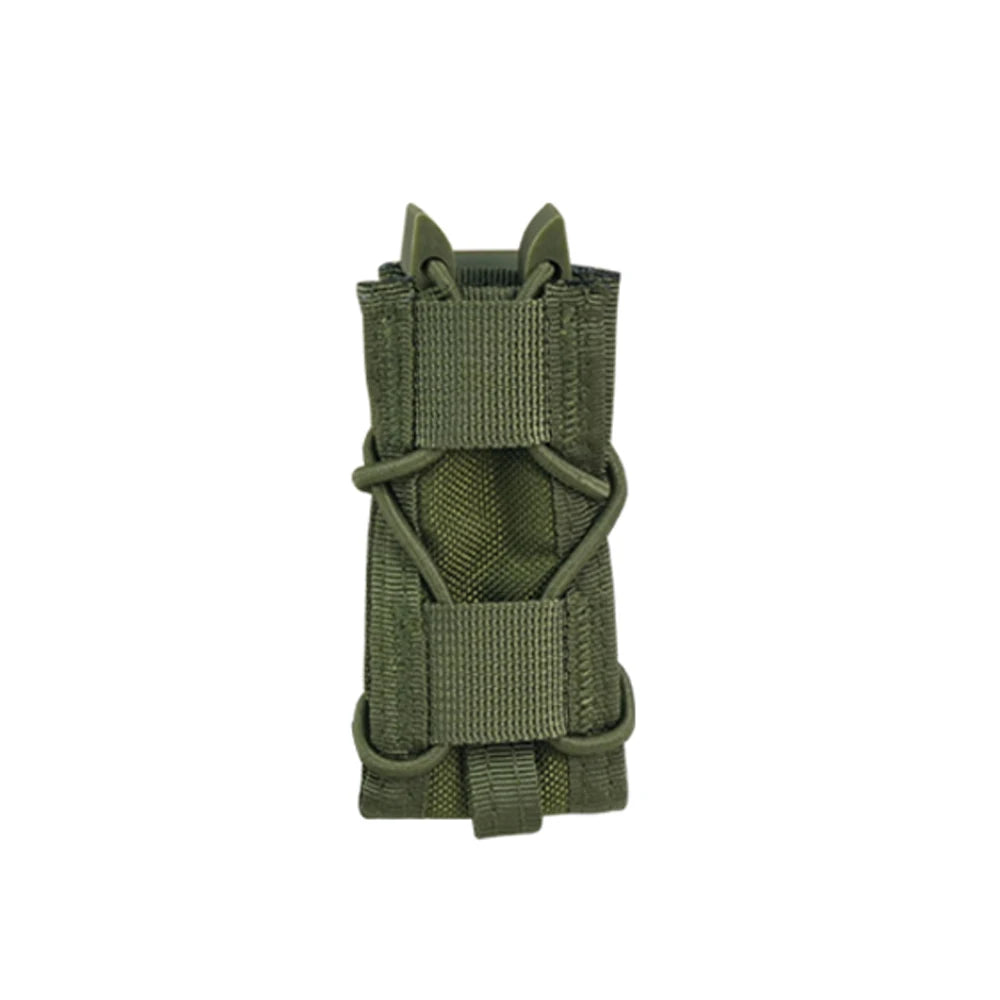 Tactical Magazine Pouch Single Mag Holster Molle Flashlight Pouches Torch Holder 9MM Pistol Magazine Pouch EDC Waist Bag