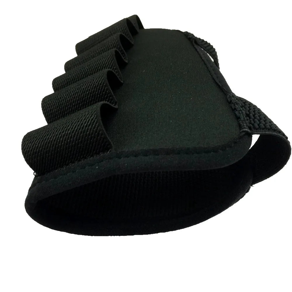 Pouches Gun Accessories Buttstock 12 Gauge Ammo Cartridges Holder Elastic for Hunting Shooting neoprene Nylon Fabric