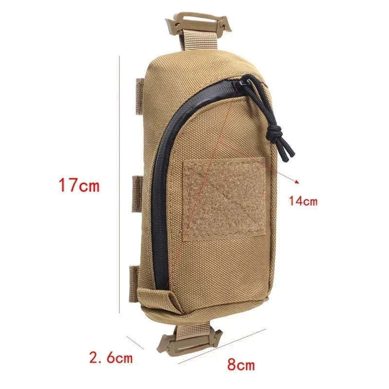 Tactical EDC Accessory Bag Outdoor Molle Phone Pouches Hunting Equipment Shoulder Strap Pack Compact Bag for Outdoor Hiking