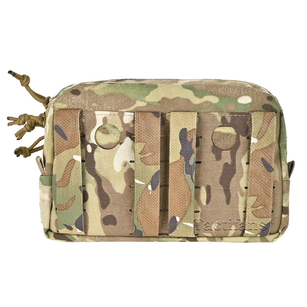 SS Style CCS GP Tactical Pouch MOLLE Mounting System Double Zipper Utility Storage Bag For MKV Chassis Placard Hunting Vest