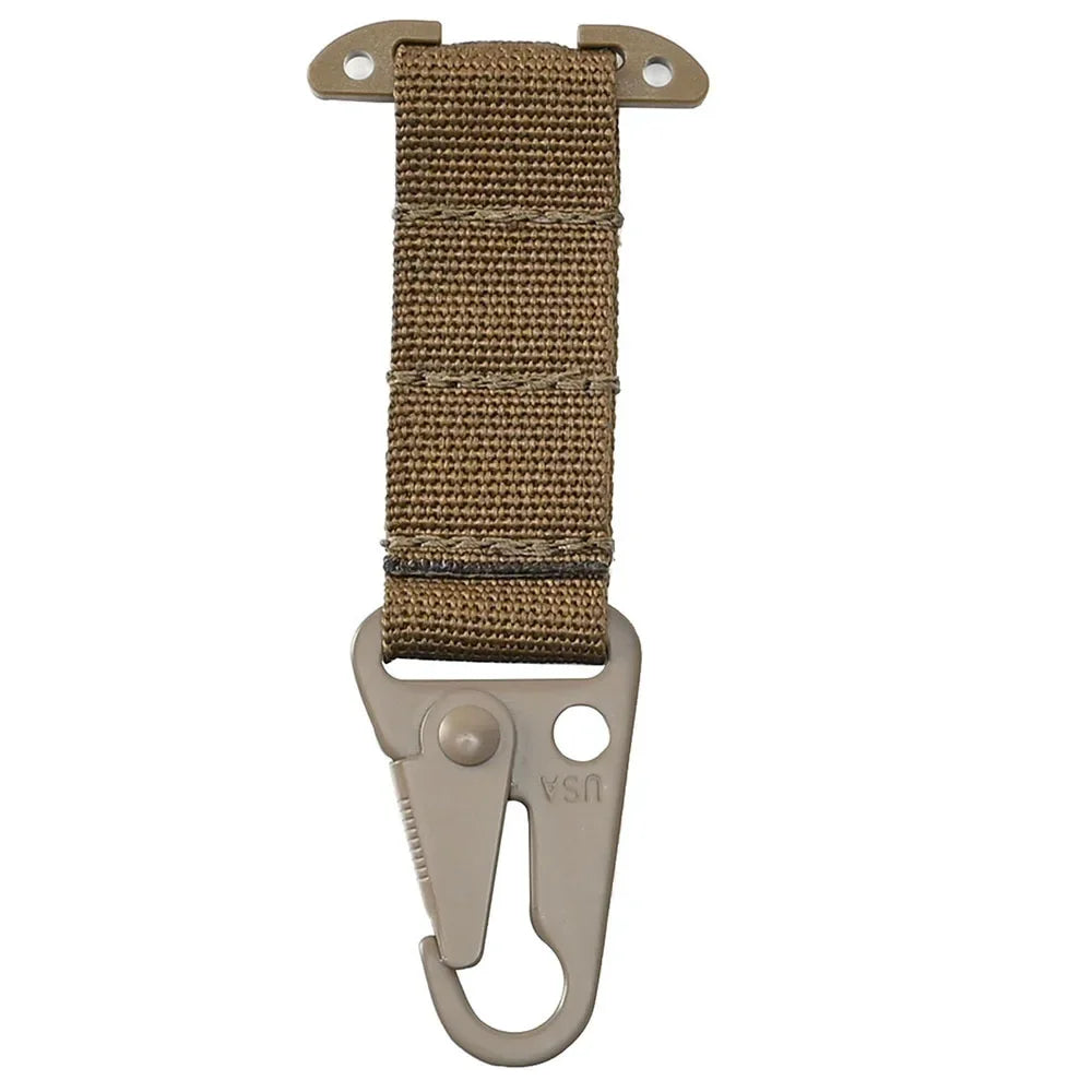 Tactical Gear Molle Clash Hook,Molle Belt Clip With Tee Mount Battle Belt Accessories For Gloves Keychains Hunting Vest Gear