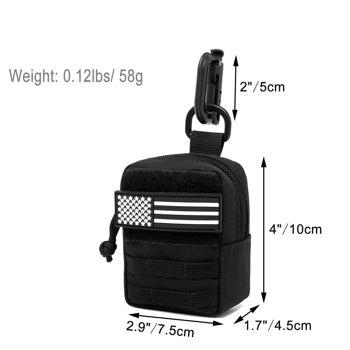 Outdoor Mini MOLLE Pouch Utility Lightweight Waist Packs EDC Tool Pouch Hunting Climbing Hiking Camping Backpack Accessories