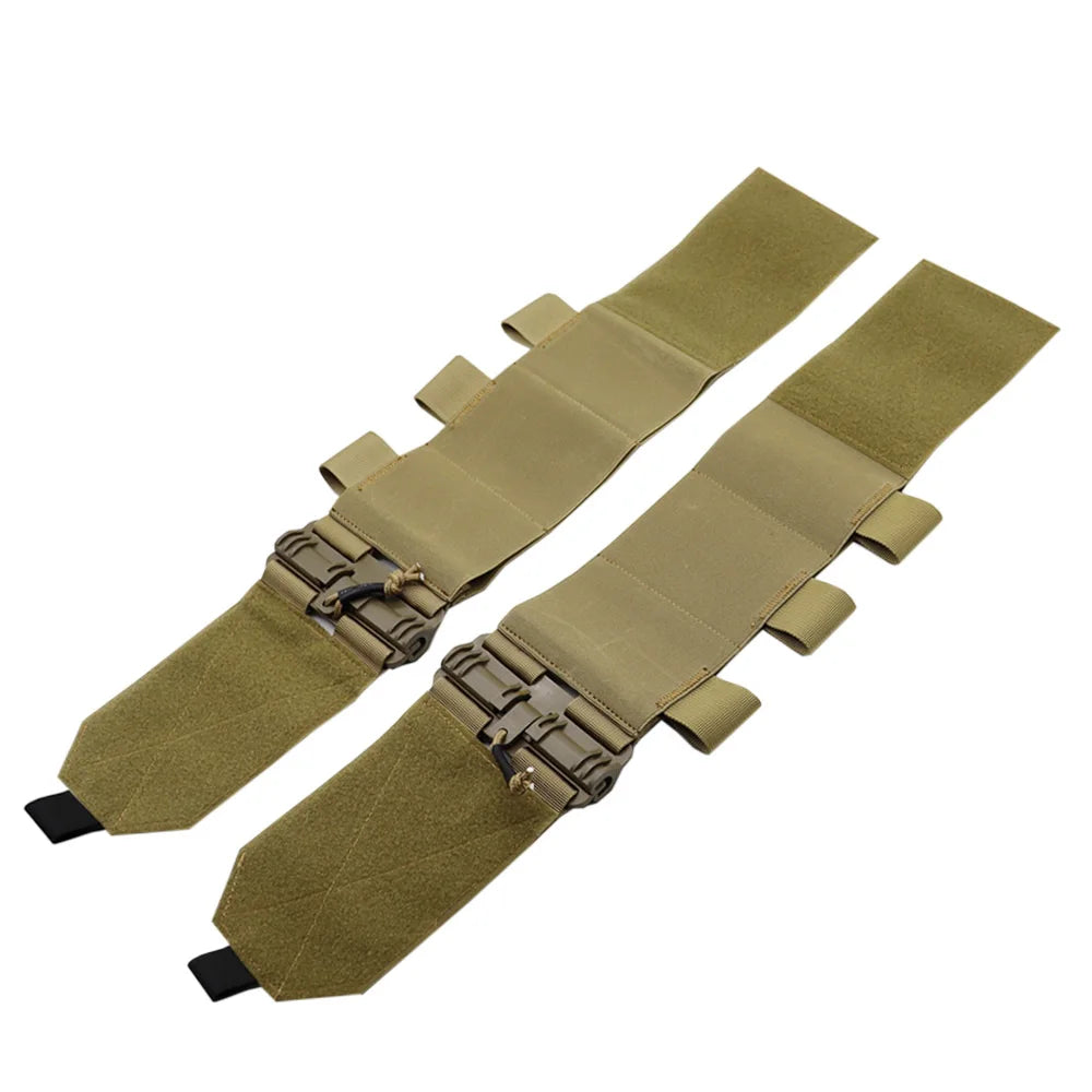 VULPO Tactical Removal Vest Quick Release Buckle Set Hunting FCSK Universal Molle Elastic Cummerbund Waist Cover Vest Gear