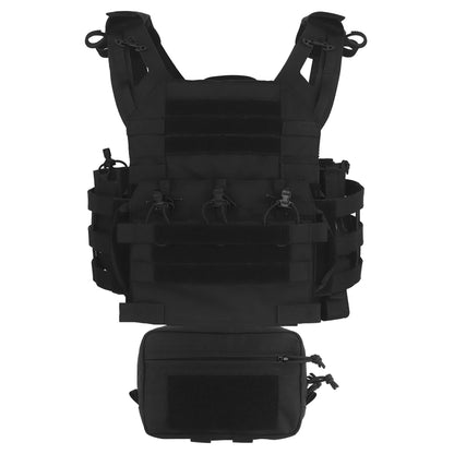 JPC R Series Tactical Vest Plate Carrier Set Modular Quick Release Assault Hunting Combat Airsoft Vest Body Armor MOLLE System