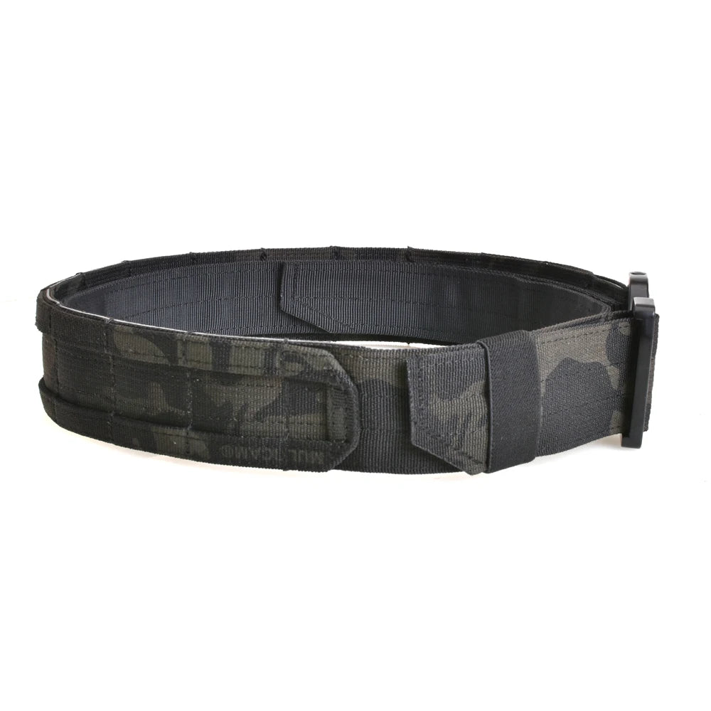 50cm 2 inch Width Ronin Style Tactical Molle Belt Outdoor Hunting Double Layer Belt Molle System Belt