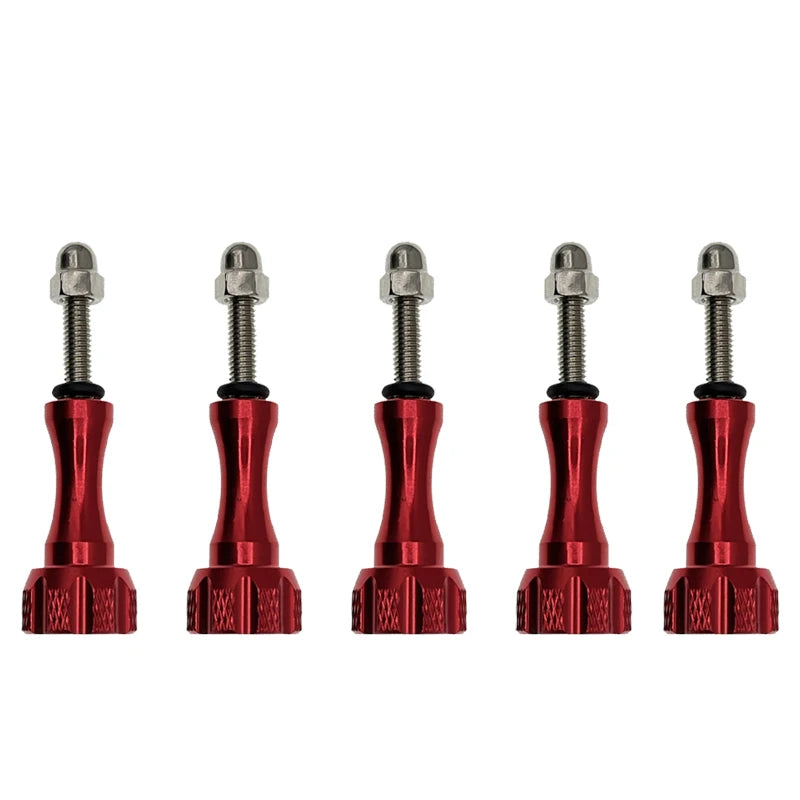 Aluminum Bolt Nut Thumb 1/4 Screws Mount for GoPro 13 12 11 10 9 8 DJI Osmo Action 5 6 Pro 4 Insta360 X6 X5 X4 Camera Accessory
