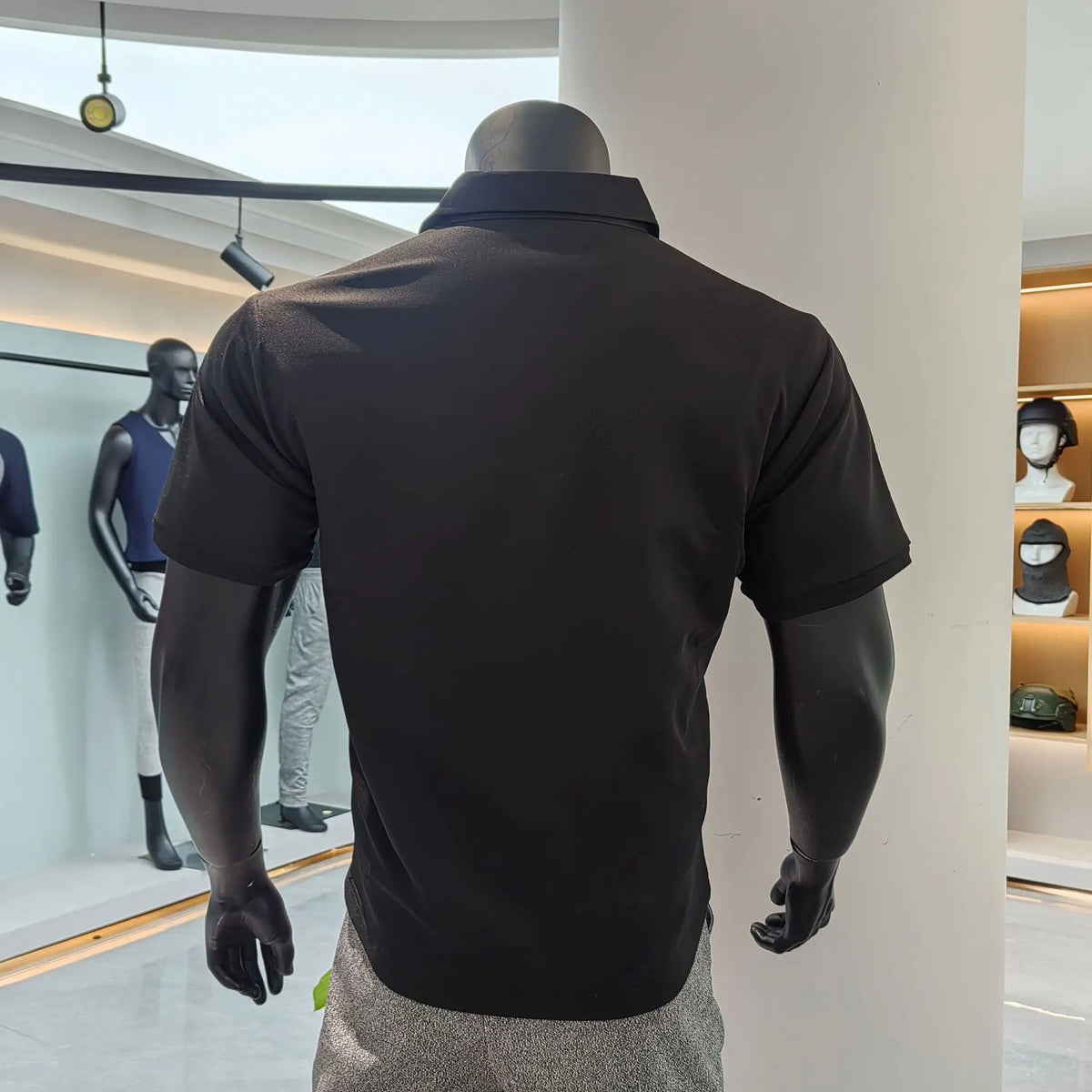 SGS Level 5 Self-defense Soft Stab-proof Business Polo Shirt Concealable Anti-striking Tactical Survival Protection