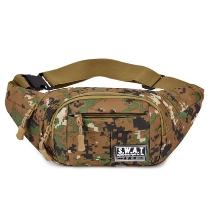 Waterproof Waist Bag Korean-style High-capacity Outdoor Sports Fanny Pouch Canvas Child Banana Bag for Girls Kids Bag