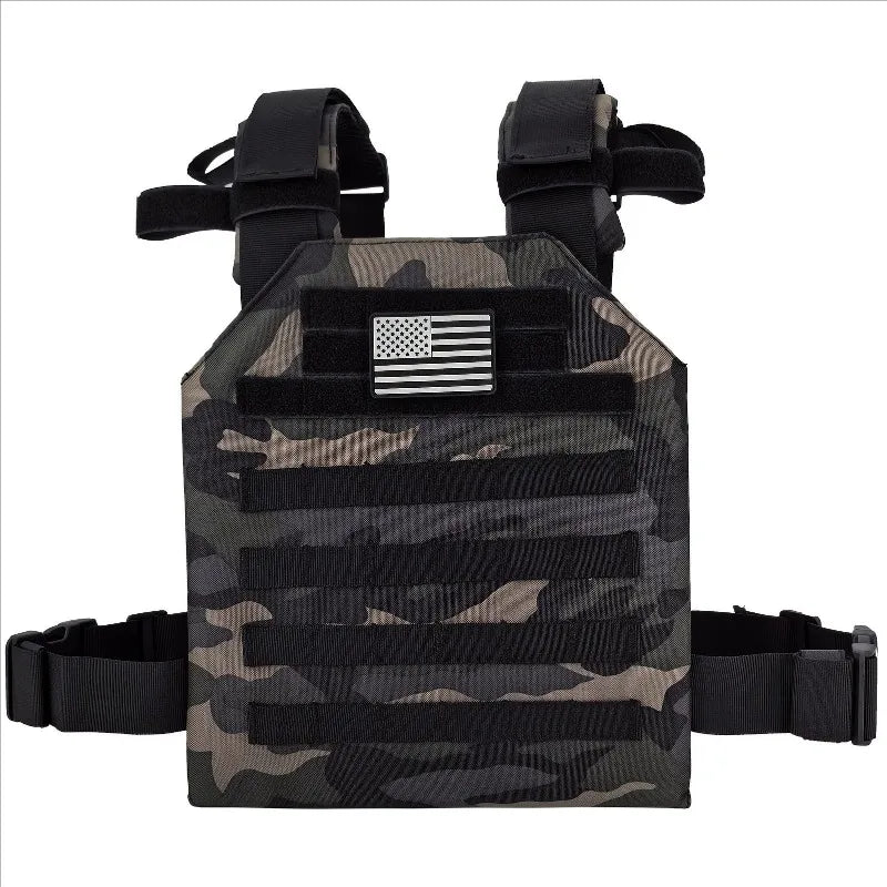 MOLLE System Tactical Vest Adjustable Buckle Waistcoat for Airsoft CS Wargame Hunting Camping Outdoor Training Cosplay Game Vest