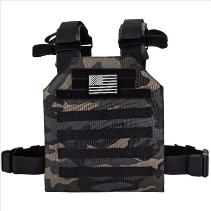 MOLLE System Tactical Vest Adjustable Buckle Waistcoat for Airsoft CS Wargame Hunting Camping Outdoor Training Cosplay Game Vest