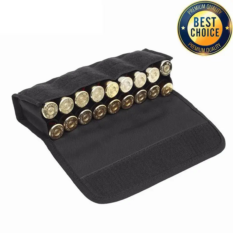 18 Round Tactical Shell Holder Ammo Bag Hunting Shooting Outdoor Molle Waist Bag 12/20 Gauge Shotgun Cartridges Bullet Pouch