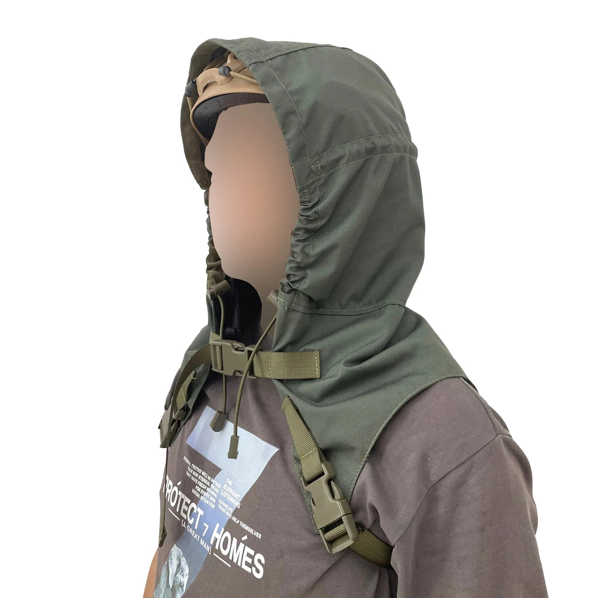 ROCOTACTICAL Lightweight Tactical Ghillie Suit, Breathable Sniper Ghillier Viper Hood, Camouflage Hunting Suit for Airsoft CS