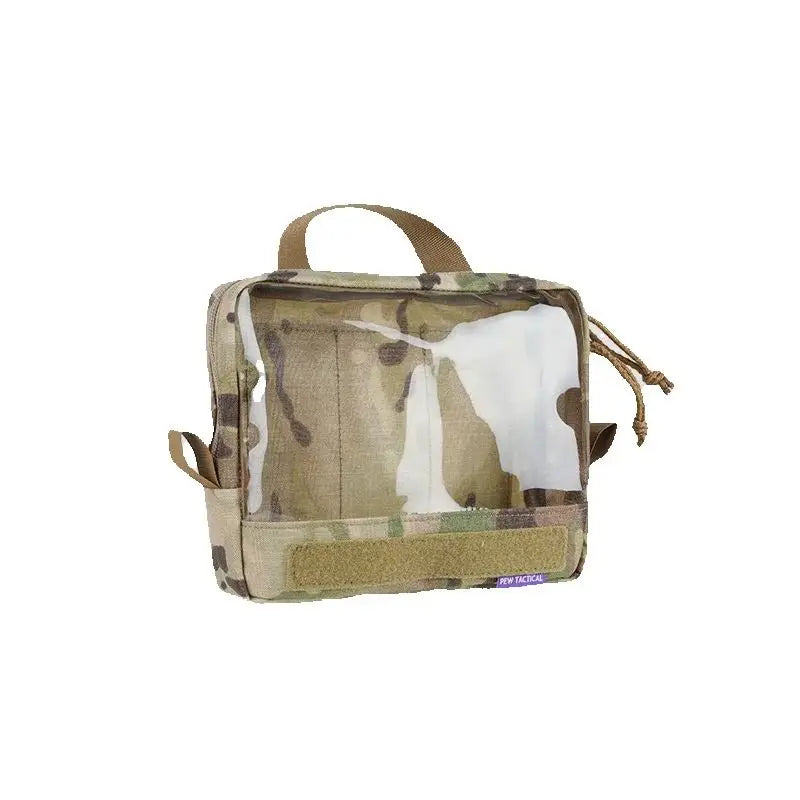 Visual Organizing And Storage Bag Made Of PET Material With Transparent Window Back Hook