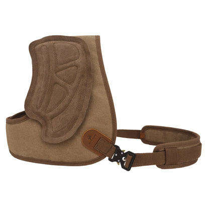Handmade Leather Field Shield Shoulder Pad Archery Half Chest Protector Guard Shirt Pad Padded Protector Pad For Right Left