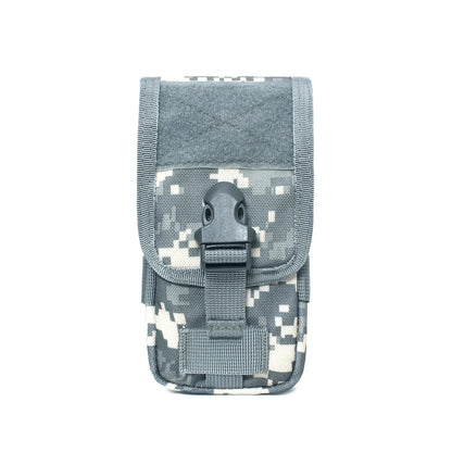 Double Layer Molle Phone Pouch Mobile Phone Case Holder Outdoor Sports Hiking Camping Hunting EDC Tool Waist Bag