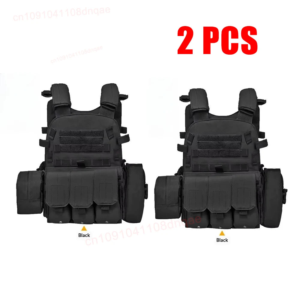 Child Bulletproof Vest Camouflage Tactical Body Armor Level III Breathable Multi Functional 6094 Vest Stab Proof