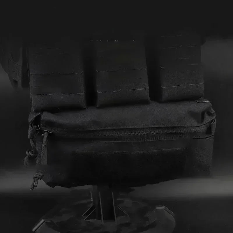 Tactical Pouch Dangler Drop Pouch Mini Abdominal Dump Drop Pouch Fanny Pack for JPC CPC LBT D3CR MK3 MK4 Plate Carrier Storage