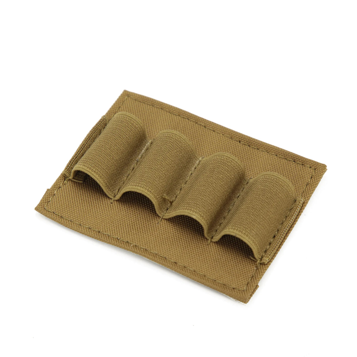 Tactical Nylon Ammo Carrier 12/20Ga Shotgun Shell 4 Round Molle Magazine Pouch Panel with Flashlight & Pen Organizer Outdoor Gea