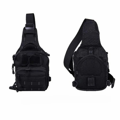 Tactical Sling Bag 1000D Nylon Waterproof Chest Pack Outdoor MOLLE Crossbody Shoulder Bag for Hiking Camping Travel