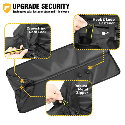 100/120cm Rifle Gun Bag Soft Rifle Case Shotgun Storage Bag Gun Carrier Pouch Outdoor Hunting Bag with Backpack Straps