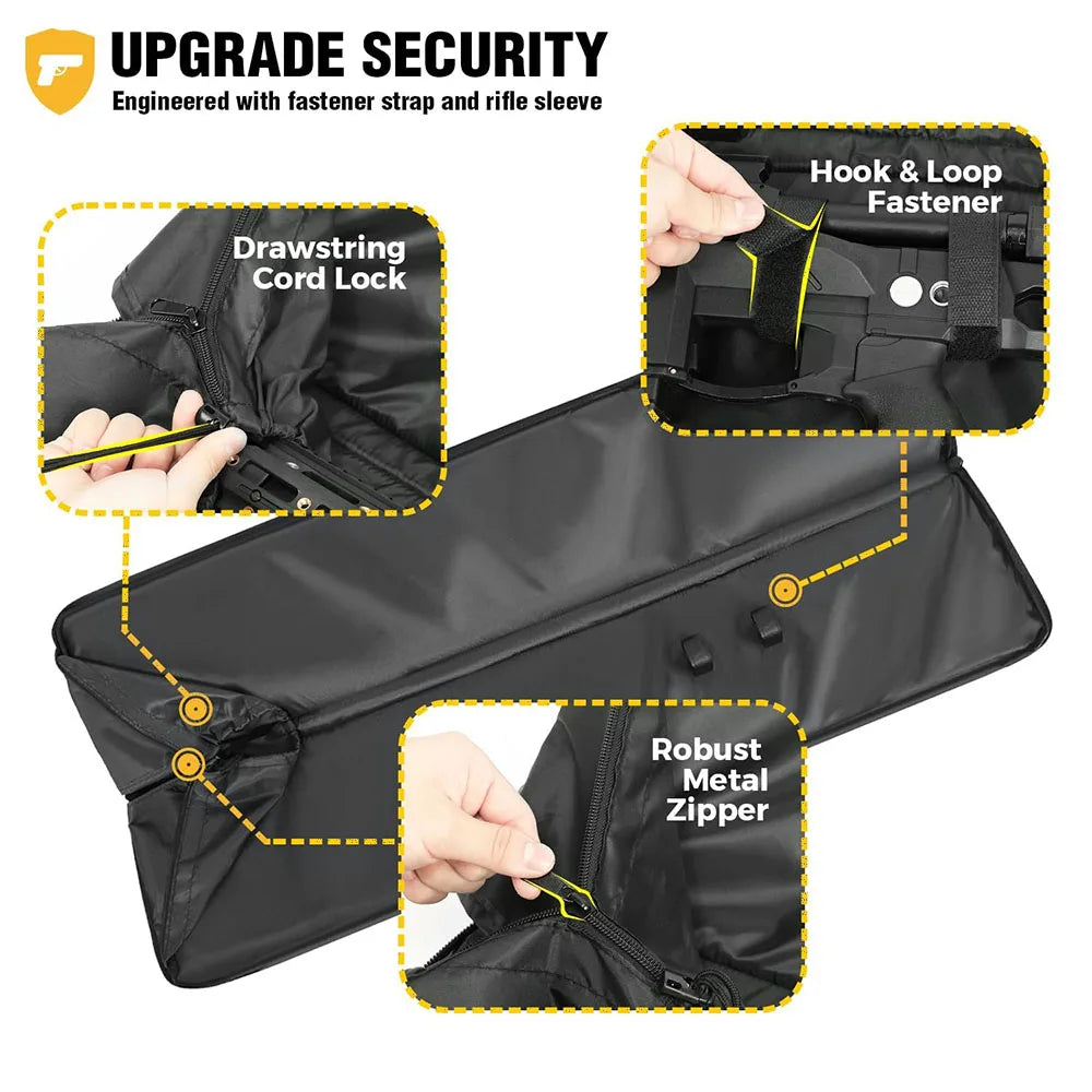 100/120cm Tactical Rifle Bag Single Long Rifle Case Soft Rifle Shotgun Storage Bag Pistol Gun Case Airsoft Shooting Range Bag