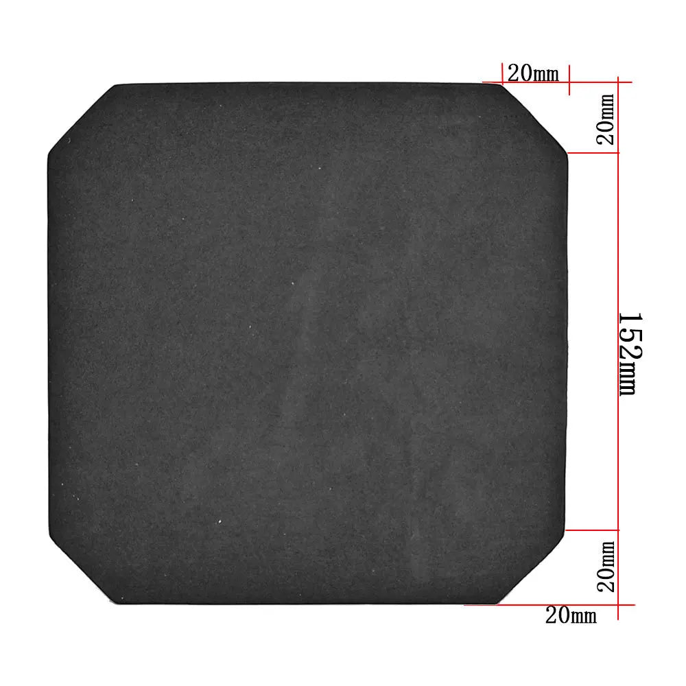 6x6 Inch Mini EVA Strike Face Side Armor Plate Pouch Pair Tactical Hunting Vest Black Lining Soft Flexible High Density Foam