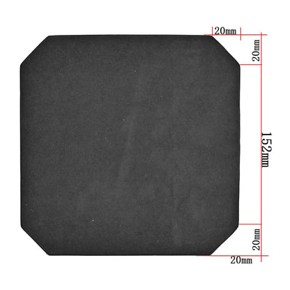 6x6 Inch Mini EVA Strike Face Side Armor Plate Pouch Pair Tactical Hunting Vest Black Lining Soft Flexible High Density Foam