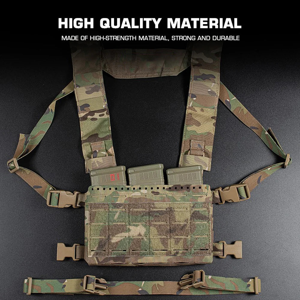 MK5 Chest Rig Molle SS MKV Micro Fight Chassis Placard 5.56 Triple Pouch Hunting Vest Plate Carrier