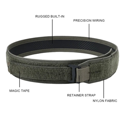 Quick Release Adjustable Tactical Inner Nylon Belt URL Outdoor Camping Hunting Hiking Airsoft Waist Strap SINAIRSOFT
