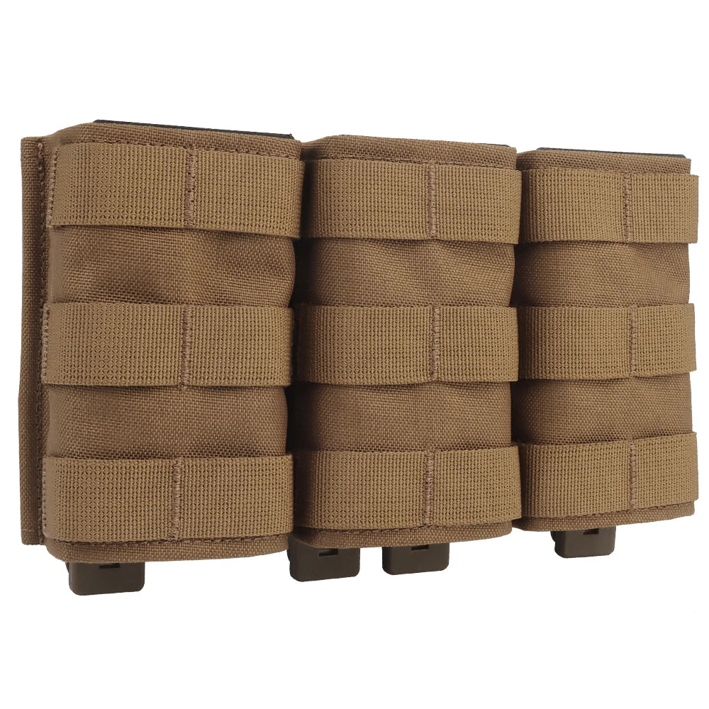 OPHIDIAN FAST 7.62 Triple Mag Pouch (Long) Open Quick Release Mag Nylon Holster Case Insert Magazine Pouch Accessories