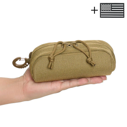 Outdoor travel glasses storage box, multifunctional portable small item storage bag, wear-resistant portable bag