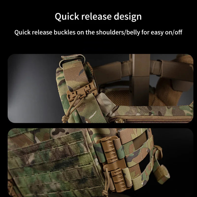 Tactical Vest Plate Carrier 3.0 Israel Israel Quick Release System Fast Adjust Cummerbund Military Airsoft Hunting Gear