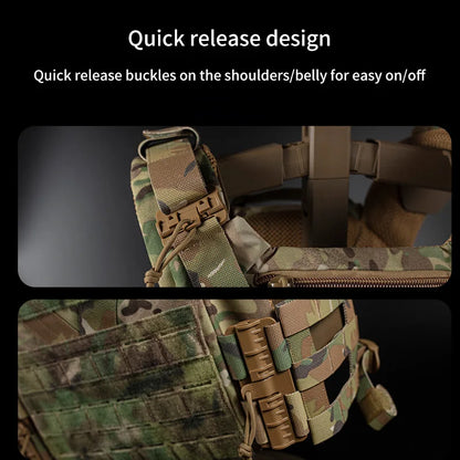 Tactical Vest Plate Carrier 3.0 Israel Israel Quick Release System Fast Adjust Cummerbund Military Airsoft Hunting Gear