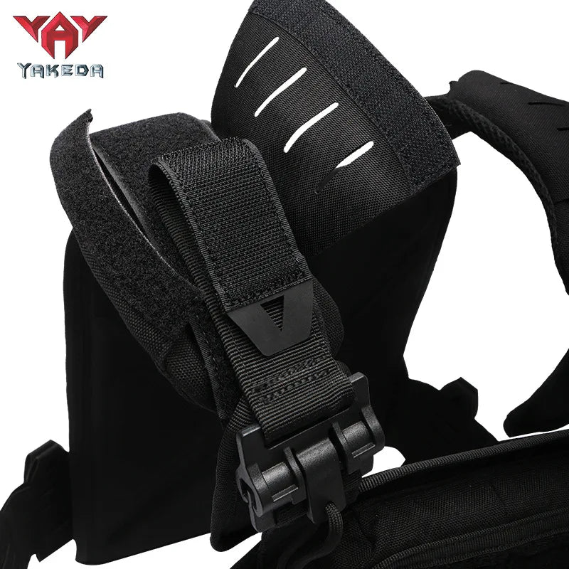 YAKEDA 6094 Plate Carrier Tactical Vest MOLLE Tactical Vest Outdoor Training Jacket 1000D Waterproof Wear Resistant