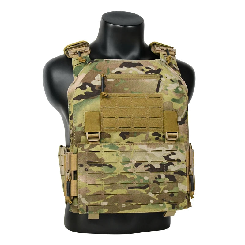 1000D Nylon Large Multicam Chaleco Tactico 28x35cm Plate Carrier Ranger Green Tactical Vest for SAPI 11*14 Inch Plate