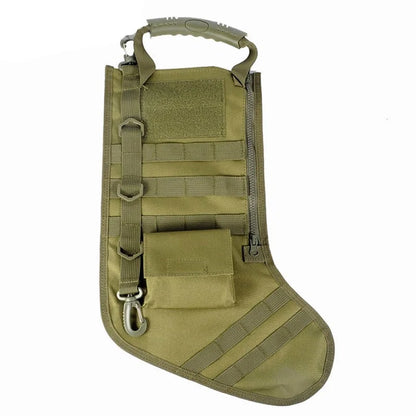 Tactical Molle Christmas Stocking Bag EDC Christmas Stocking Pendant Multi-Functional Tool Storage Bag Sports Hunting Accessory
