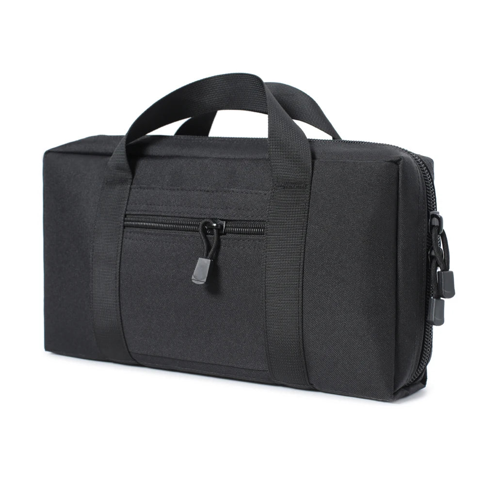 Tactical Pistol Gun Bag Case Universal Concealed Handgun Storage Bag Magazine Pouch Hunting Accessories Storage Handbag