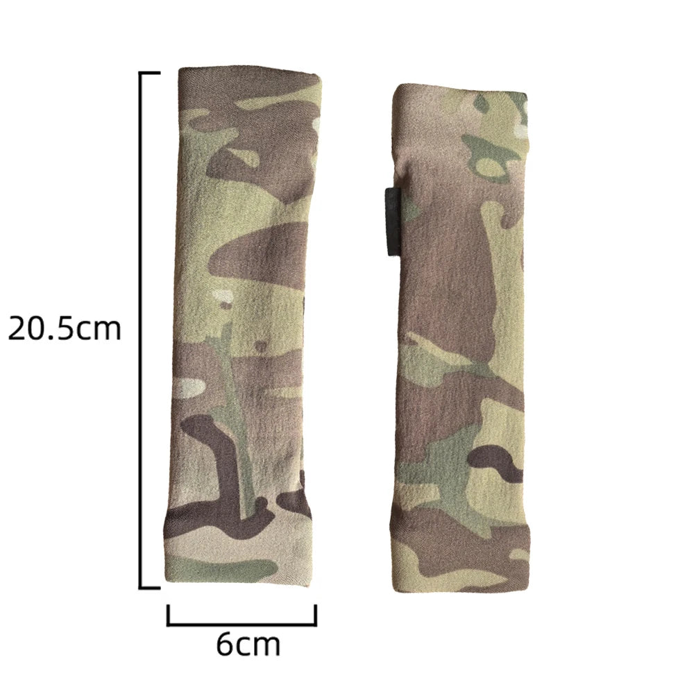 Tactical Elastic Shoulder Pads FERRO Style Elastic Nylon Backpack Strap Pads Padded Strap Cover 2" Low Profile FCPC FCSK Vest