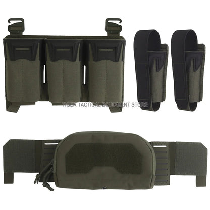 Tactical Multi-caliber Mag Pouch Placard 2nd Layer Admin Pouch Set MOLLE Quick Pull Airsoft Hunting Plate Carrier Front Panel