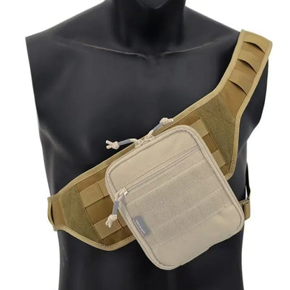 Quick Release Vest Tactical Molle System Outdoor High Quality 1000D Nylon Men Chest Bag Hunting Sports Shoulder Crossbody Bags