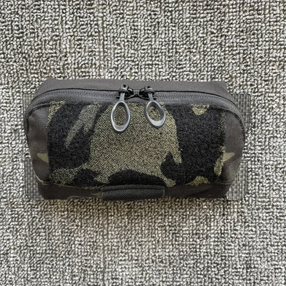 Tactical Admin Bag Vest Chest Hanging Expansion Molle Panel Map Pouch Multicam Attachment Sundry Bag