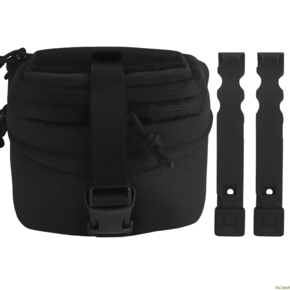 Tactical NVG Pouch for PVS-7/14/15/18/23/31/22/24/26,Airsoft Hunting MOLLE Padded Expandable Binocular Night Vision Carry Case