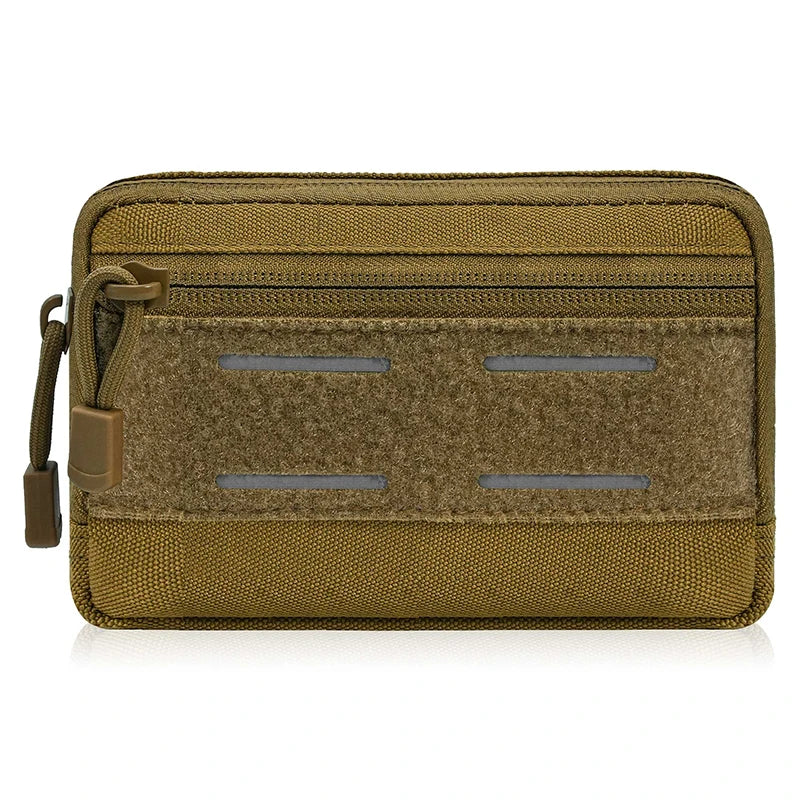 Unisex Tactical Waist Bag Small Molle Utility Pouches Multi-Purpose Horizontal Modular EDC Tools Bag Laser Cut Admin Belt Pouch
