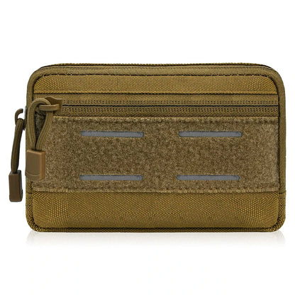 Unisex Tactical Waist Bag Small Molle Utility Pouches Multi-Purpose Horizontal Modular EDC Tools Bag Laser Cut Admin Belt Pouch